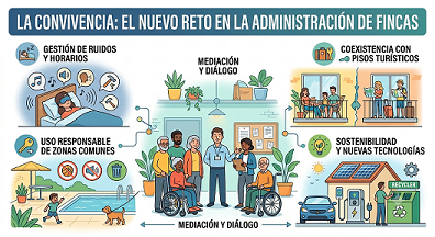 LA CONVIVÈNCIA: EL NOU REPTE EN L’ADMINISTRACIÓ DE FINQUES